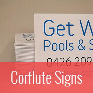 corflute signs