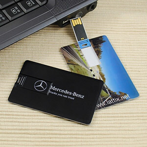 business card USB flash drive